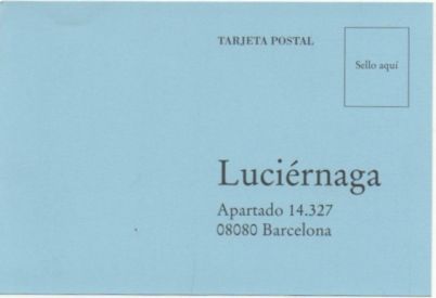 TARJETA POSTAL. RESPUESTA COMERCIAL. EDIT. LUCIERNAGA