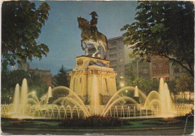 POSTAL DE LA RIOJA. LOGROÑO. ESTATUA DEL GENERAL ESPARTERO