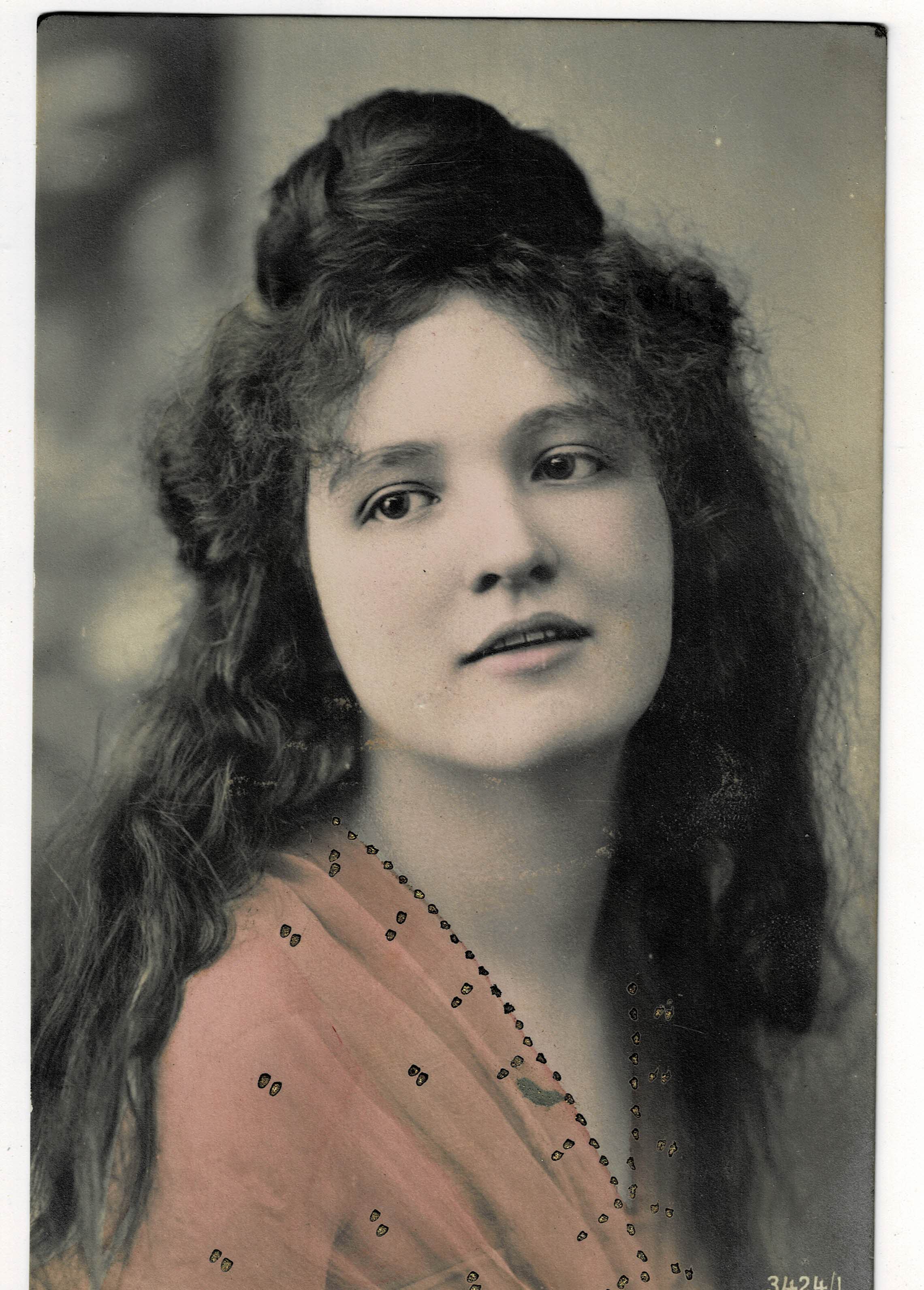 POSTAL ROMANTICA MUJER.