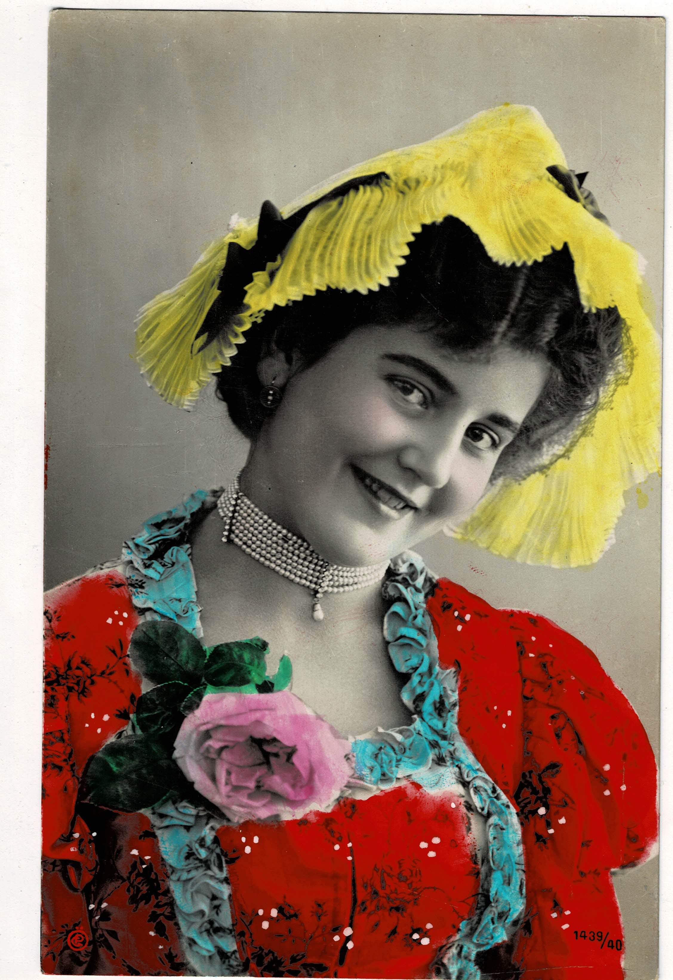 POSTAL ROMANTICA MUJER.