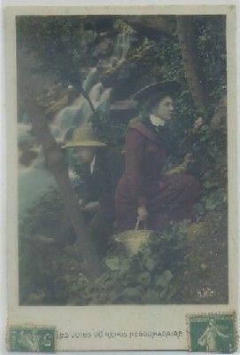 POSTAL ROMANTICA. LES JOIES DU REPOS HEBDOMADAIRE
