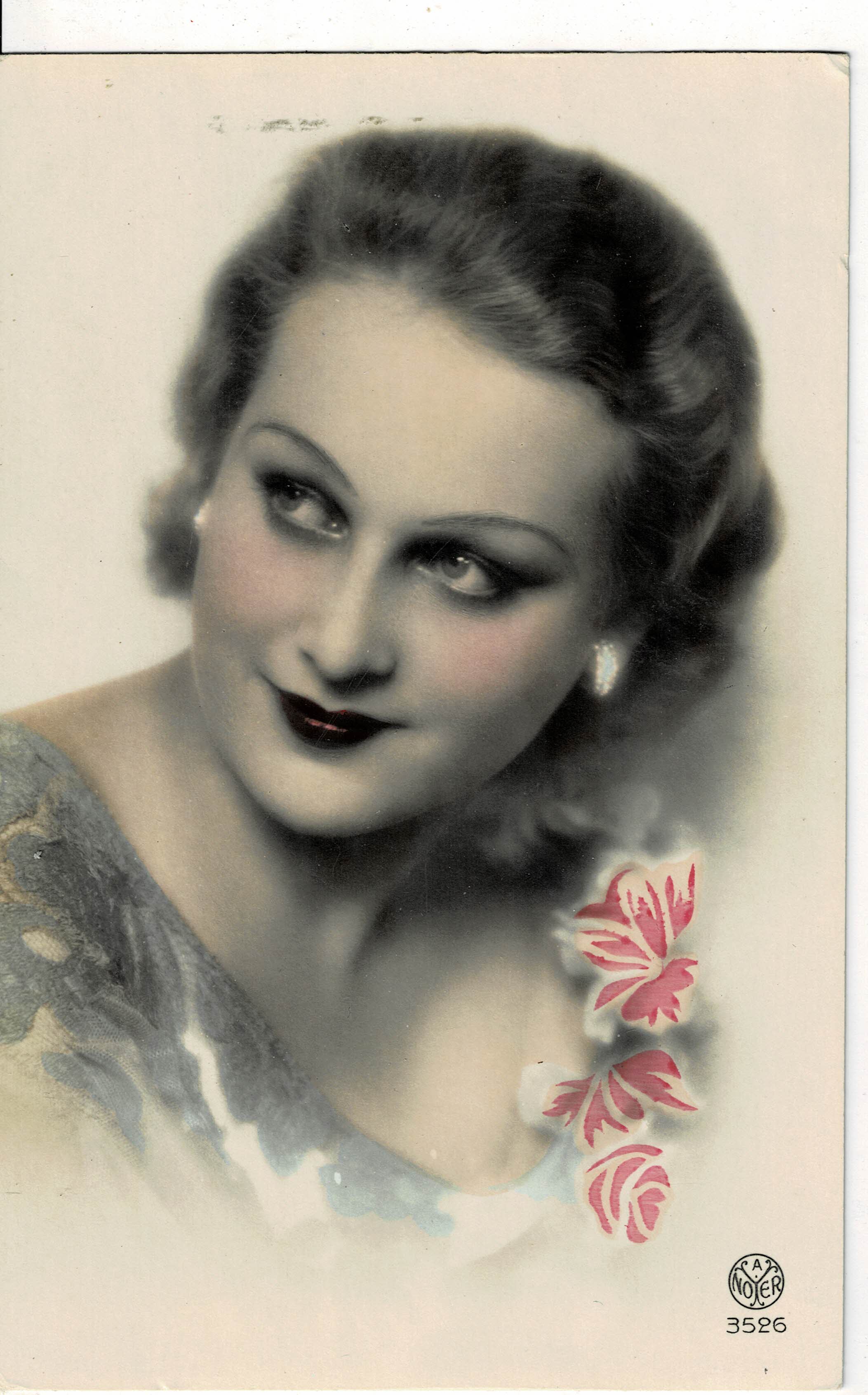 POSTAL ROMANTICA MUJER.