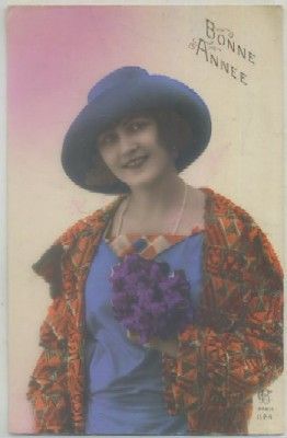 POSTAL ROMANTICA FRANCESA. BONNE ANNE