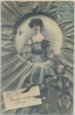 POSTAL ROMANTICA FRANCESA. BONNE ANNE