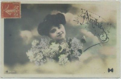 POSTAL ROMANTICA FRANCESA. AMITIES