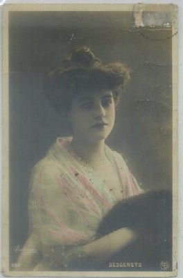 POSTAL ROMANTICA FRANCESA. DESGENETS Nº 3001