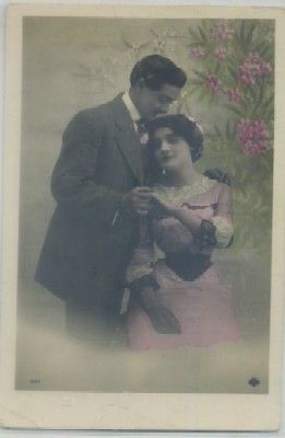 POSTAL ROMANTICA FRANCESA. PAREJA Nº 337