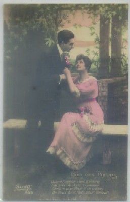 POSTAL ROMANTICA. DUO DES COEURS