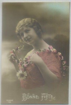POSTAL ROMANTICA. BONE FETE