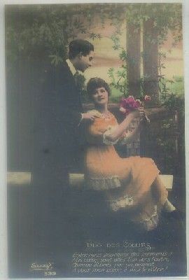 POSTAL ROMANTICA. DUO DES COEURS