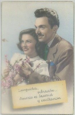 POSTAL ROMANTICA: LANGUIDEZ…VIBRACION…