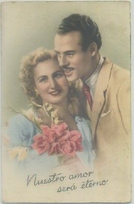 POSTAL ROMANTICA: NUESTRO AMOR SERA ETERNO