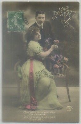 POSTAL ROMANTICA: BONNE FETE