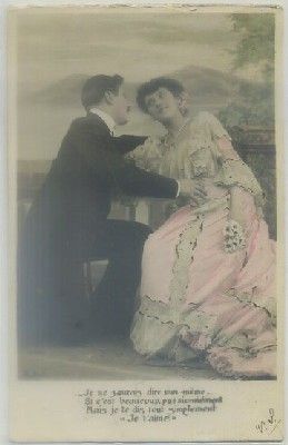 POSTAL ROMANTICA: JE NE SAUVAIS…