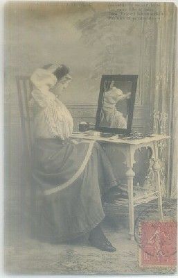 POSTAL ROMANTICA: JOURNEE D'UNE JEUNE FILLE