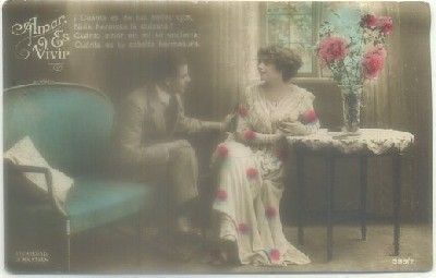 POSTAL ROMANTICA: AMAR ES VIVIR