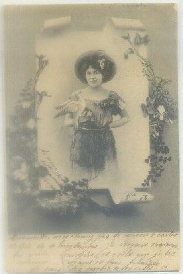 POSTAL ROMANTICA: SEÑORITA