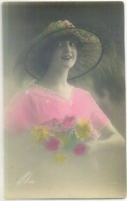 POSTAL ROMANTICA: SEÑORITA