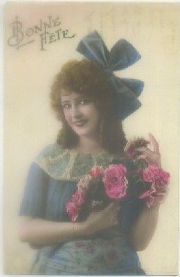 POSTAL ROMANTICA: BONNE FETE