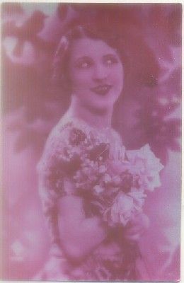 POSTAL ROMANTICA: SEÑORITA