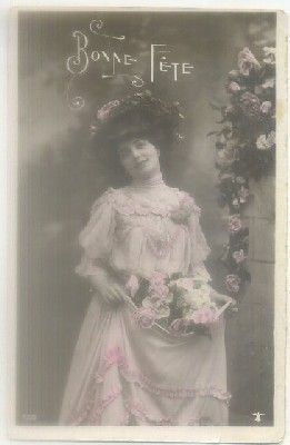 POSTAL ROMANTICA: BONNE FETE