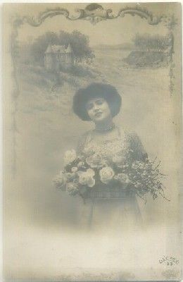 POSTAL ROMANTICA: SEÑORITA