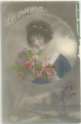POSTAL ROMANTICA: UNE TENDRE PENSEE