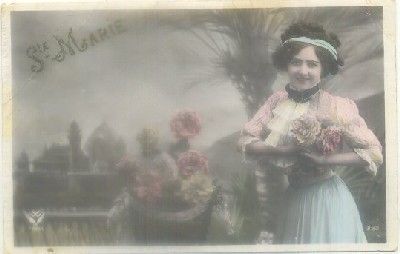 POSTAL ROMANTICA: SEÑORITA