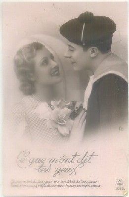 POSTAL ROMANTICA: CE QUE M'ONT DIT TES YEUX