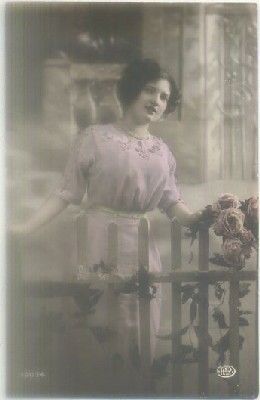 POSTAL ROMANTICA: SEÑORITA