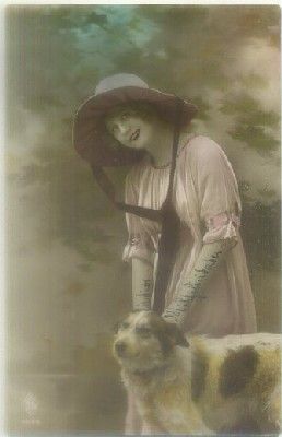 POSTAL ROMANTICA: SEÑORITA