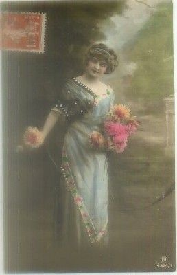 POSTAL ROMANTICA: SEÑORITA