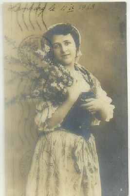 POSTAL ROMANTICA: SEÑORITA