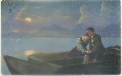 POSTAL ROMANTICA: PAREJA