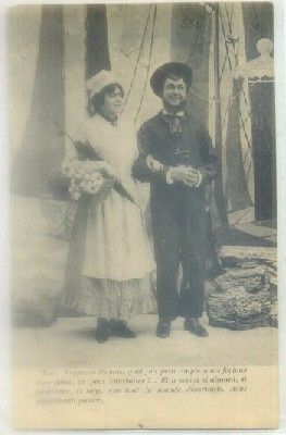POSTAL ROMANTICA: LUI REGARDEZ D'ABORD QUEL JOLY PETITE…