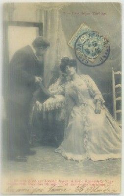 POSTAL ROMANTICA: LES DEUX VISITES