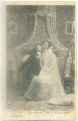 POSTAL ROMANTICA: LUI - LAISSEZ-MOI VOUS DIRE…