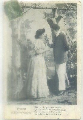 POSTAL ROMANTICA: PARTIE D'ESCARPOLETTE