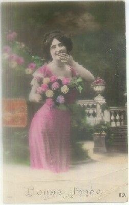 POSTAL ROMANTICA: BONNE ANNÉE