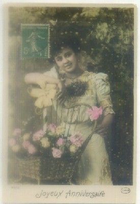 POSTAL ROMANTICA: JOYEUX ANNIVERSAIRE