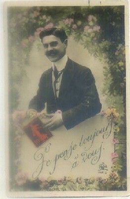 POSTAL ROMANTICA: JE PENSE BOUJOUR A NOUS