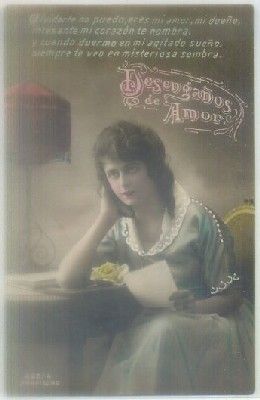 POSTAL ROMANTICA: DESENGAÑOS DE AMOR