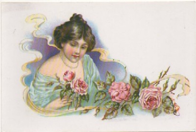 POSTAL ROMANTICA. REPRODUCCION