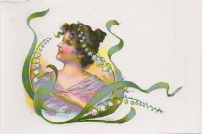 POSTAL ROMANTICA. REPRODUCCION