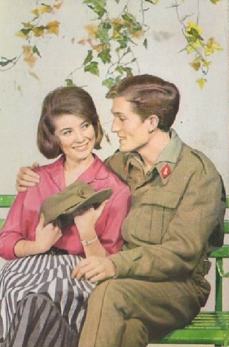 POSTAL ROMANTICA. PAREJA