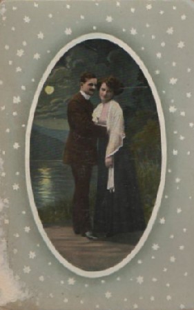 POSTAL ROMANTICA. PAREJA