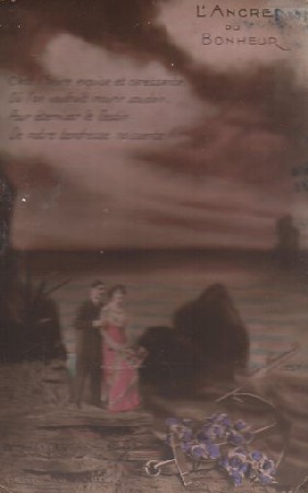 POSTAL ROMANTICA. L´ANCRE DU BONHEUR