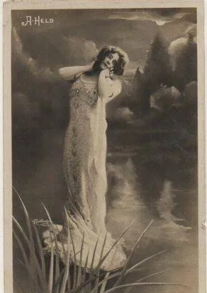 POSTAL ROMANTICA. SEÑORITA. A. HELD