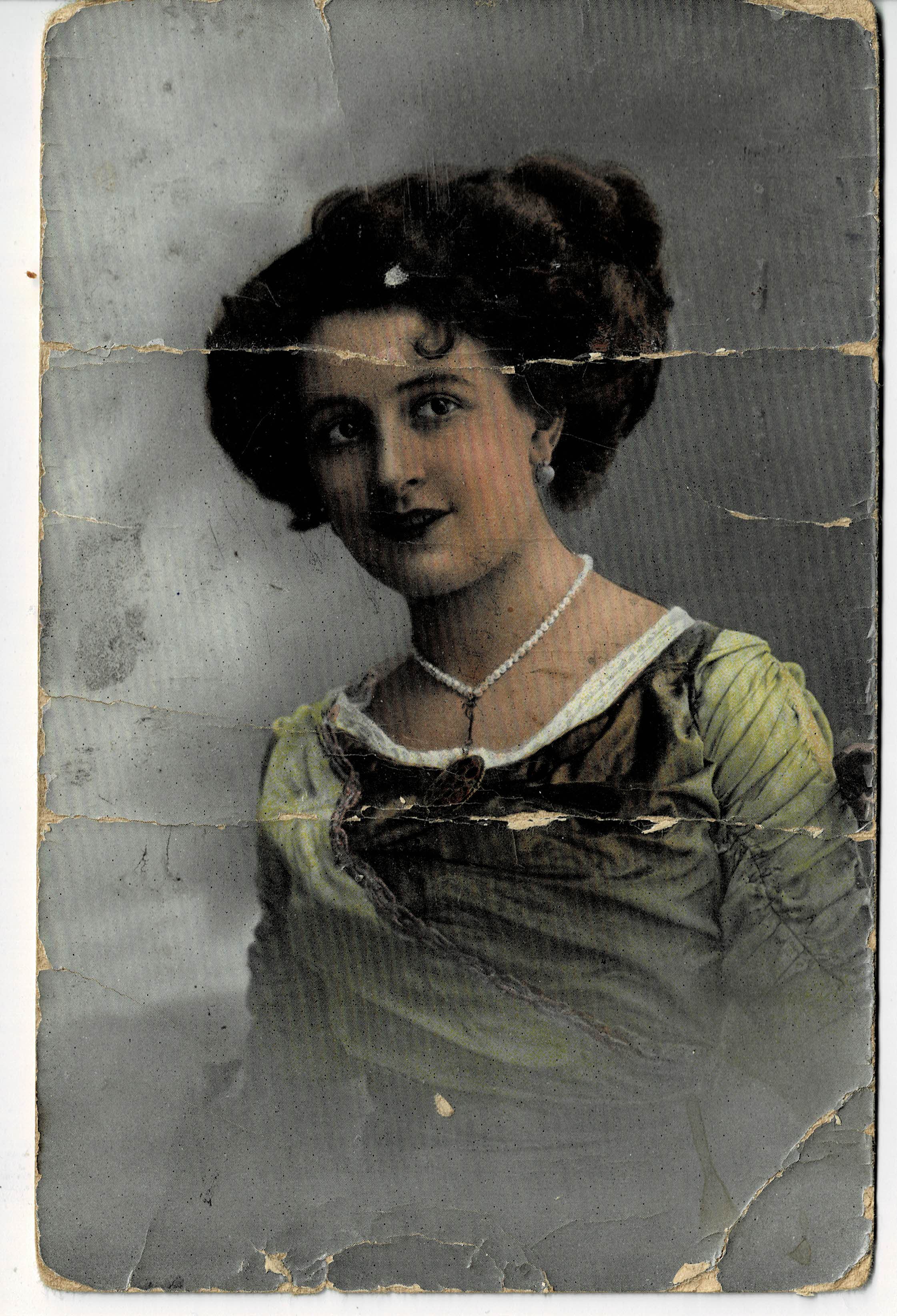 POSTAL ROMANTICA MUJER.