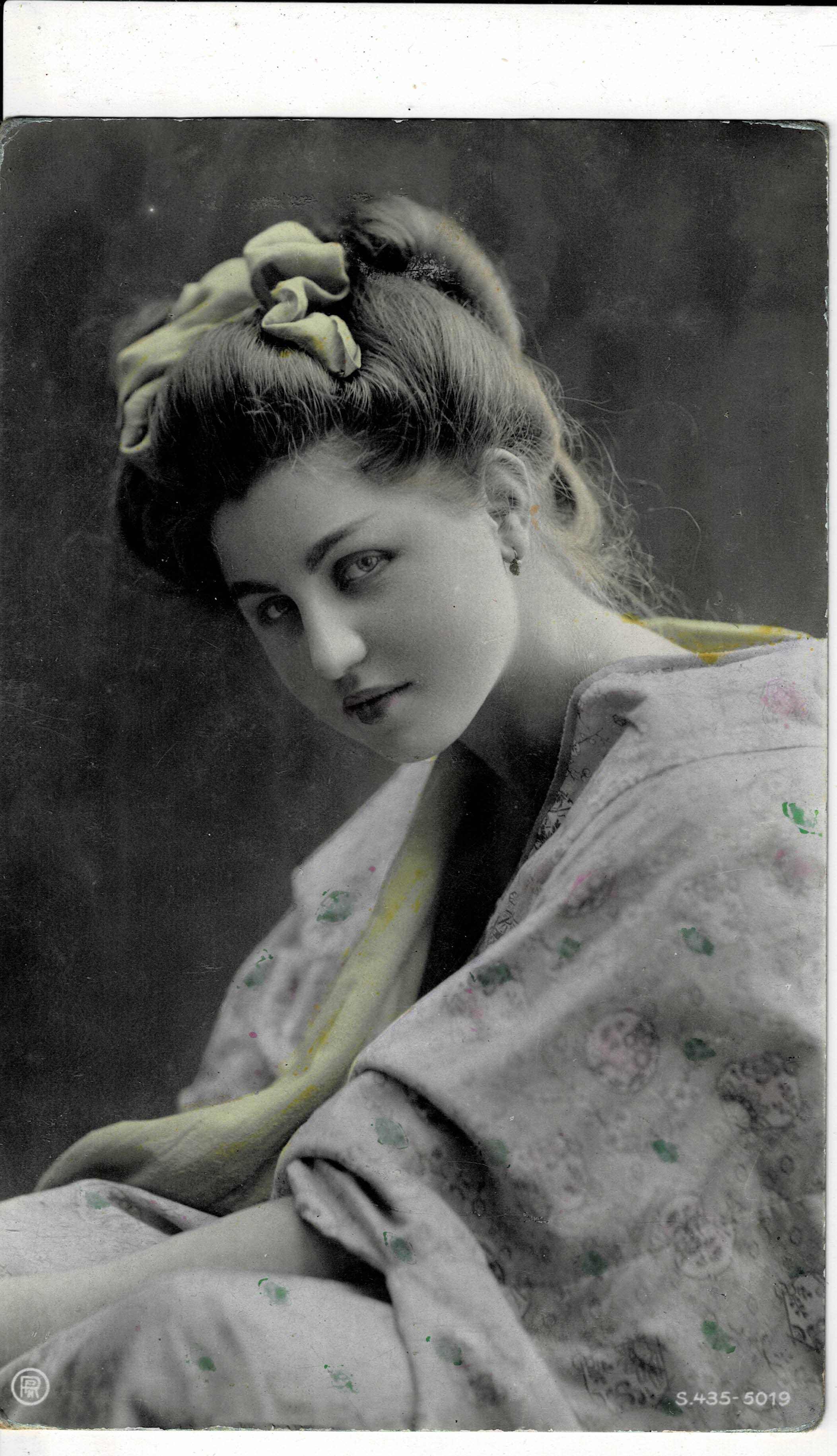 POSTAL ROMANTICA MUJER.